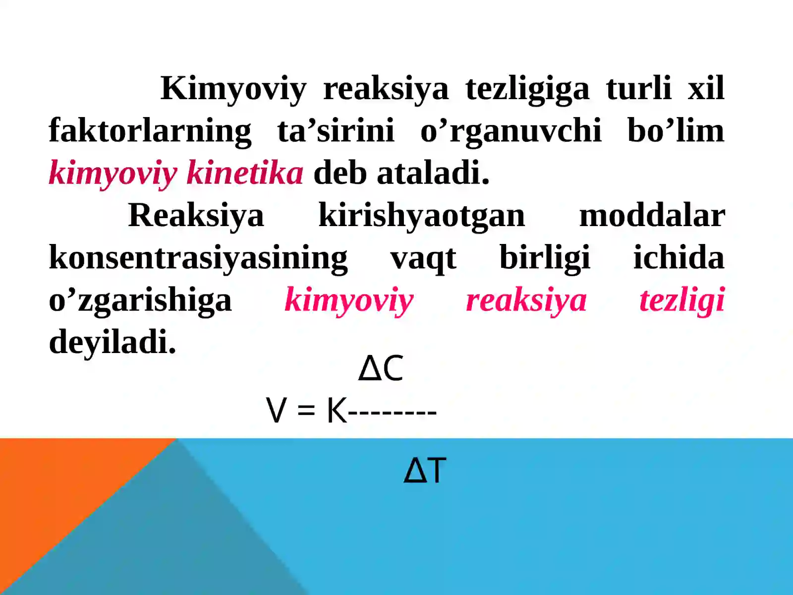 KIMYOVIY KINETIKA VA KIMYOVIY MUVOZANAT 2