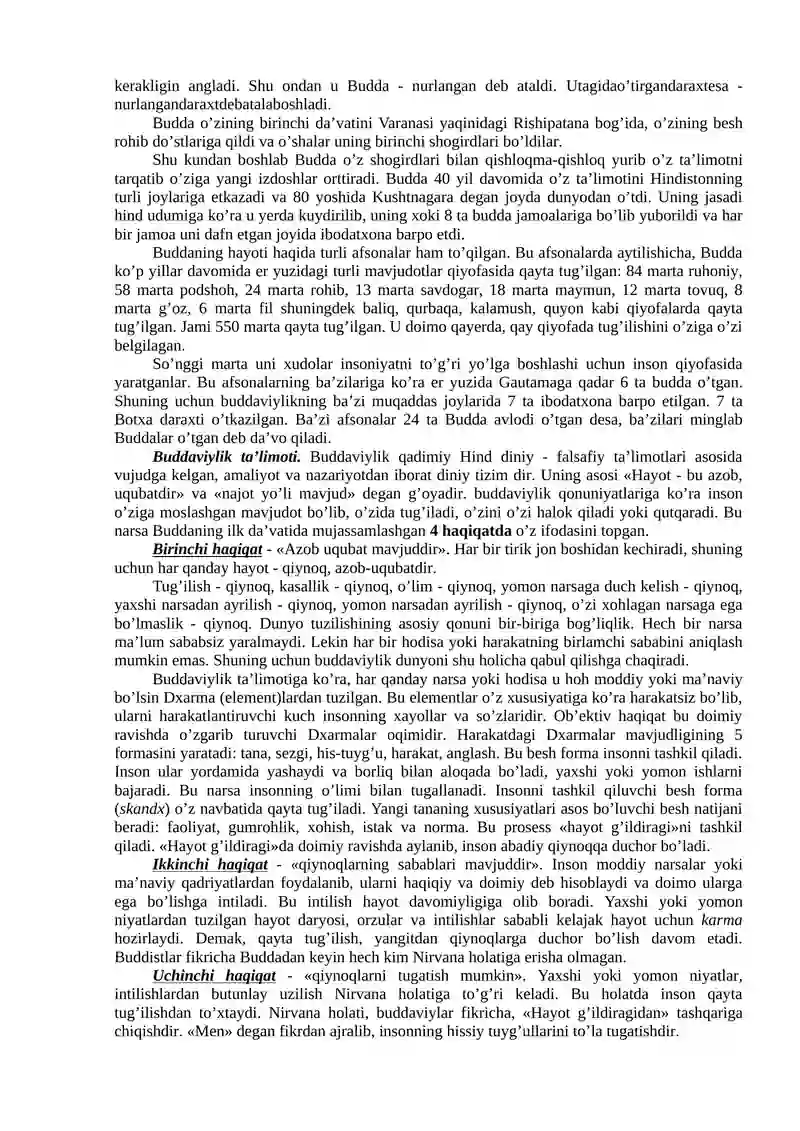 Buddaviylik dinining Tarixi 2
