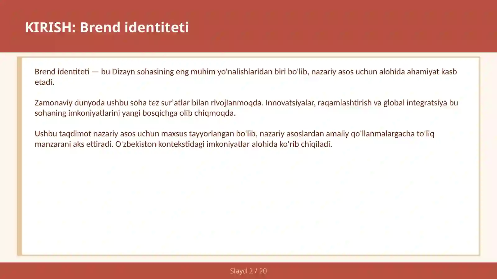 BREND IDENTITETI 2
