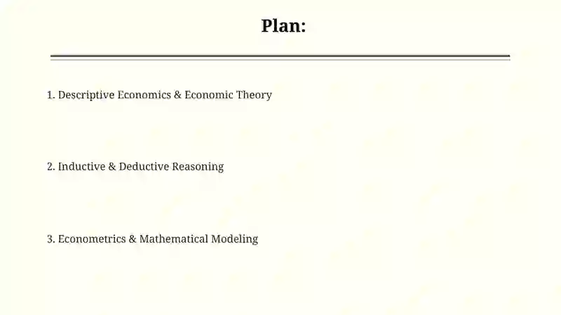 Macroeconomic Analysis Methods 2