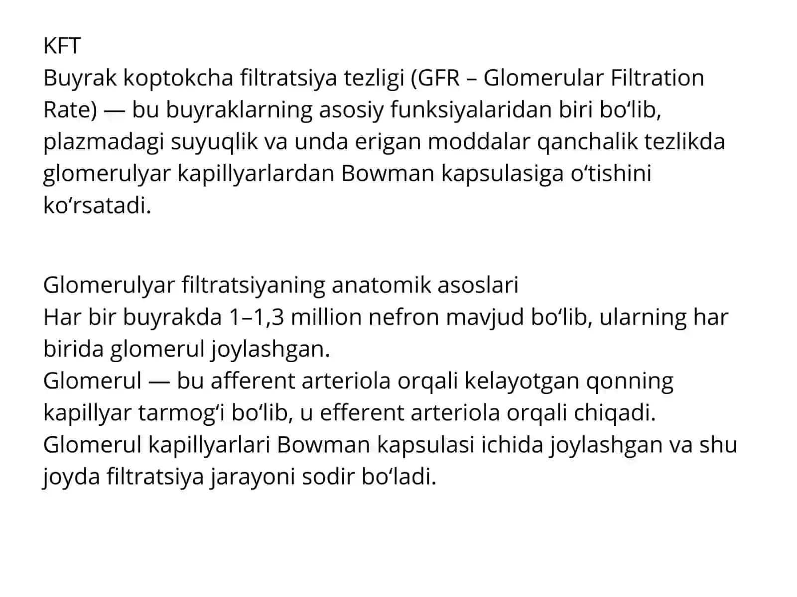 Buyrak kasalliklarini zamonaviy rentgenologik va kompyuterli tomografiya tekshirish usullari 2