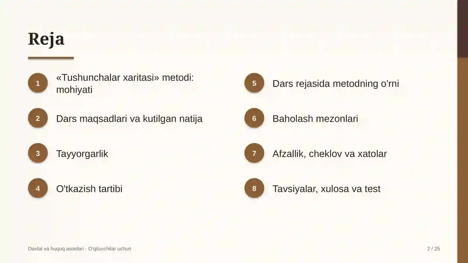 davlat va huquq asoslari darslarida tushunchalar xaritasi metodidan foydalanish 7702 2