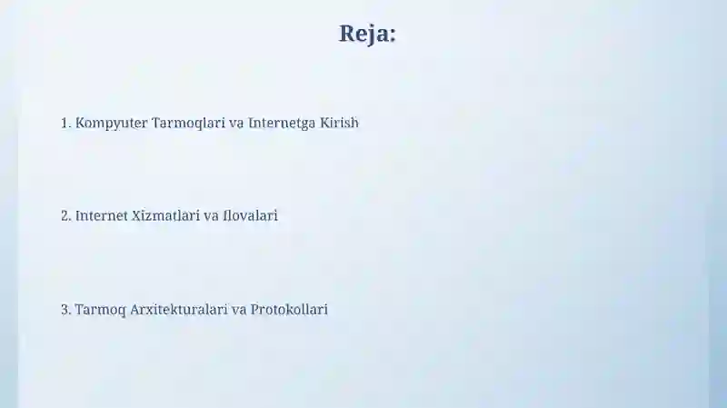 KompyutertarmoqlarivaInternet 2