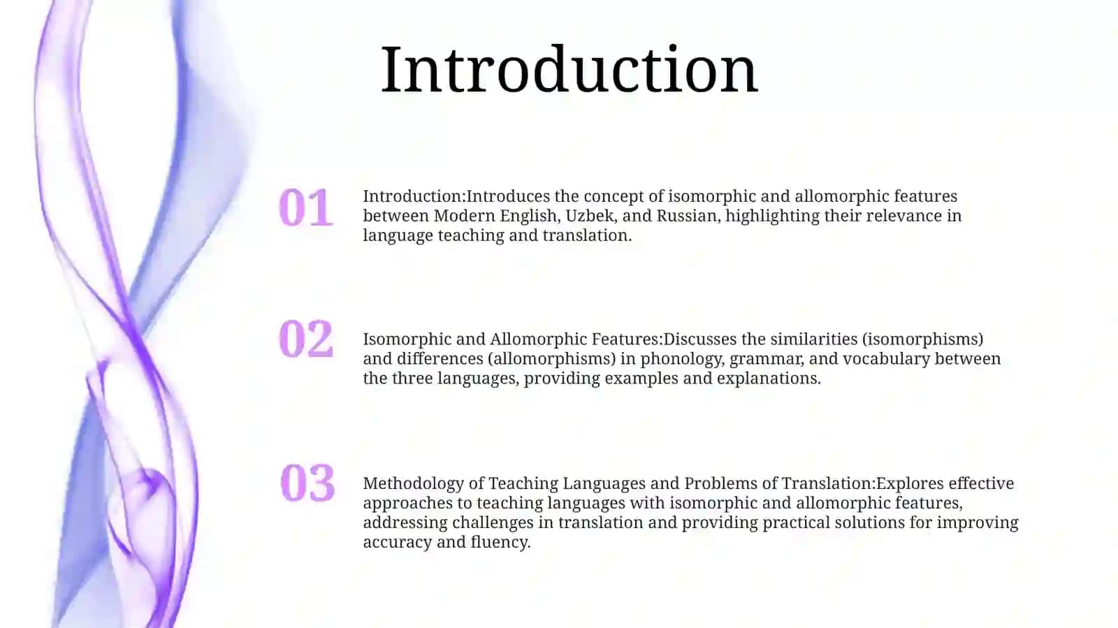 Isomorphic And Allomorphic Features Of Modern English And Uzbek/ Russian And Methodology Of Teaching Languages And Problems Of Translation 2