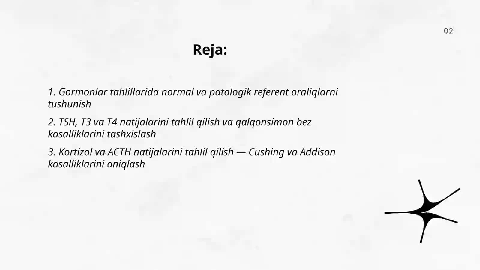 Gormonlar tahlillar natijalarini tahlil qilish va tashxis qoʻyish 2