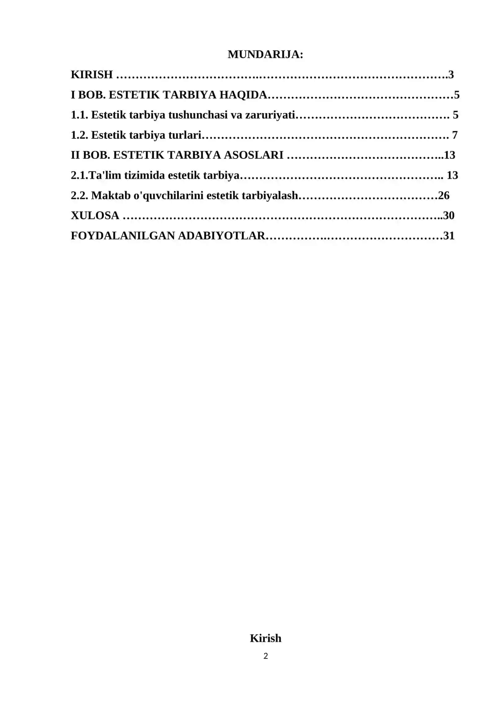 O’quvchilarni Estetik ruhda tarbiyalash 2