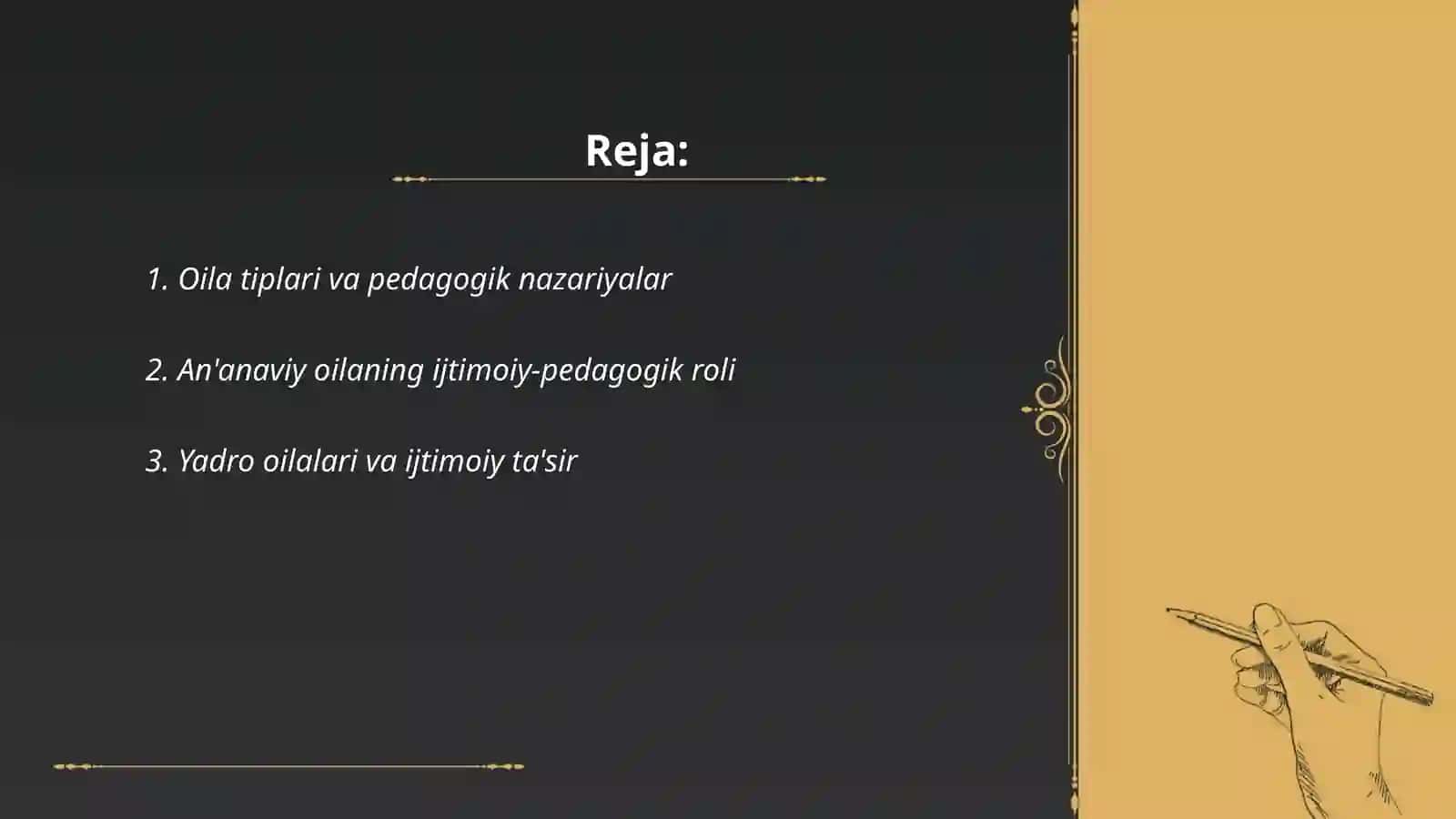 Ijtimoiy pedagogikada oila tiplari va turlari 2