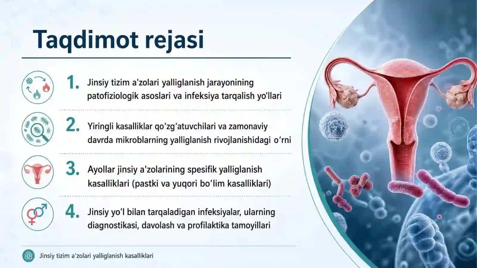Jinsiy azolarning yallig'lanish jarayonlari patfizologiyasi 2