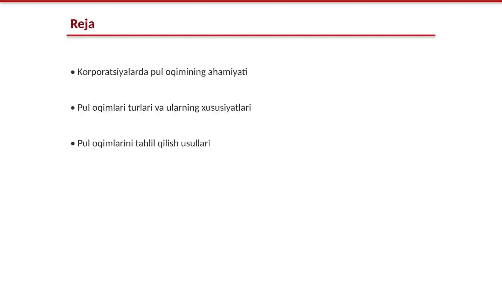 Korporatsiyalarning pul oqimlarini boshqarish 2