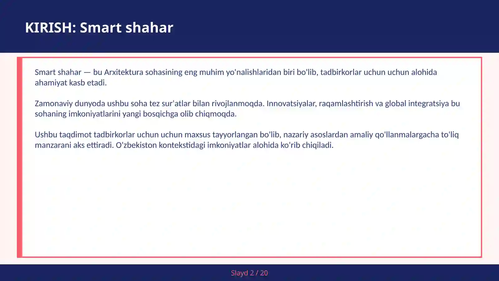 Smart shahar 2