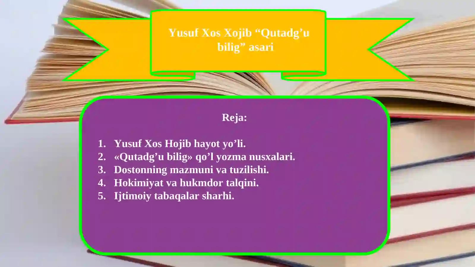 Yusuf Xos Xojib “Qutadg’u bilig” asari 2