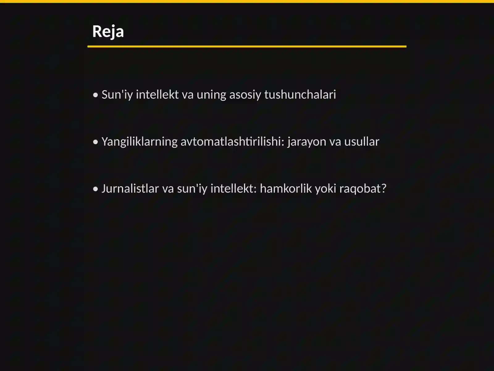 Sun'iy intellekt yordamida ishlab chiqilgan yangiliklar: jurnalistning o'rni yo'qoladimi? 2