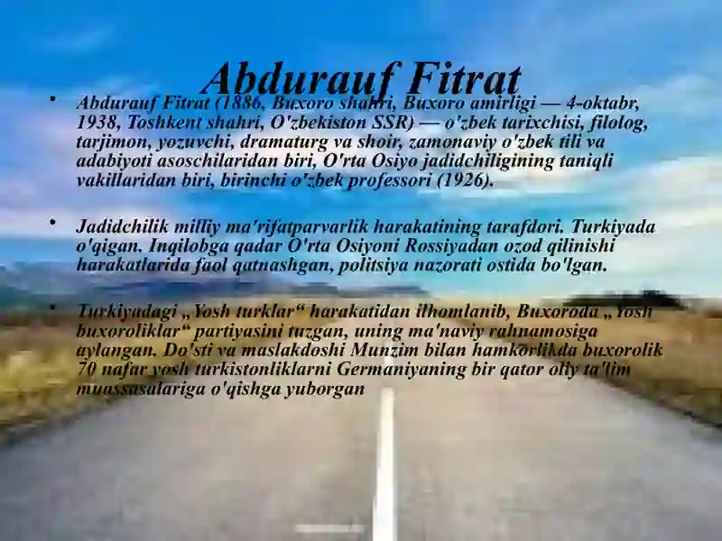 Abdurauf Fitrat 2
