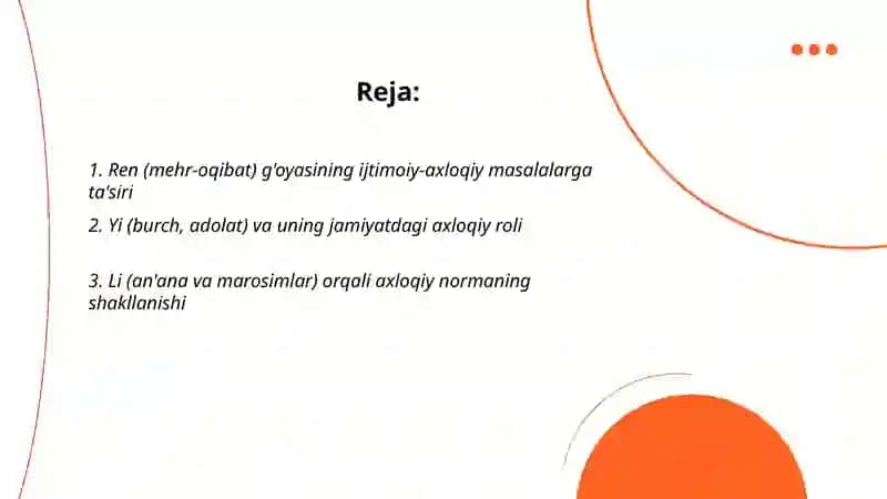 Ren (mehr-oqibat) g'oyasi 2