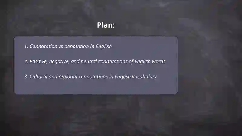 Connotation vs. Denotation in English 2