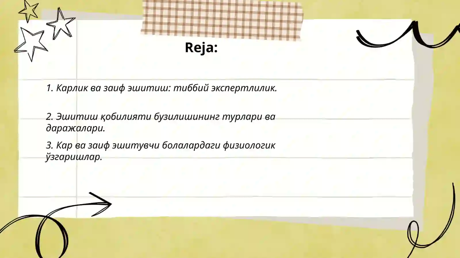 Кар ва зайф эчитувчи болаларнинг физиологик ва психологик узига хос хусусиятлари 2