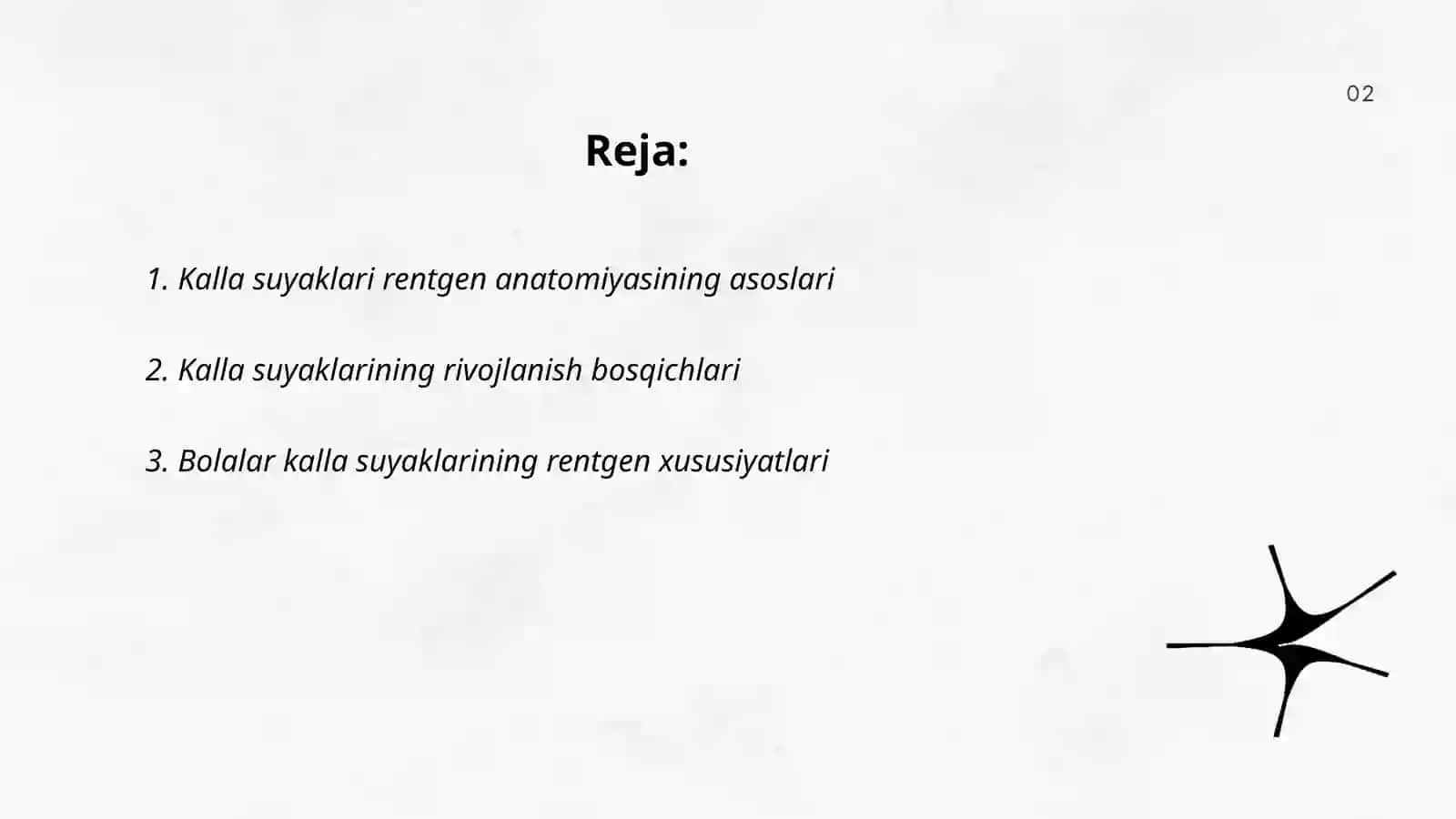 Kalla suyaklarining rentgen anatomiyasi 2