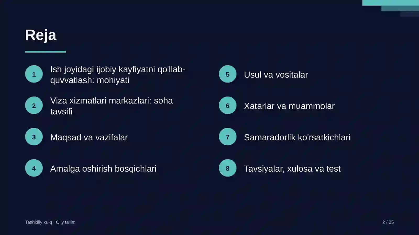 viza xizmatlari markazlarida ish joyidagi ijobiy kayfiyatni qo'llab quvvatlash 8968 2
