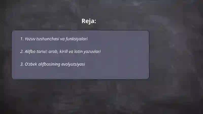 Yozuv, Alifbo, Orfografiya va uning prinsiplari 2