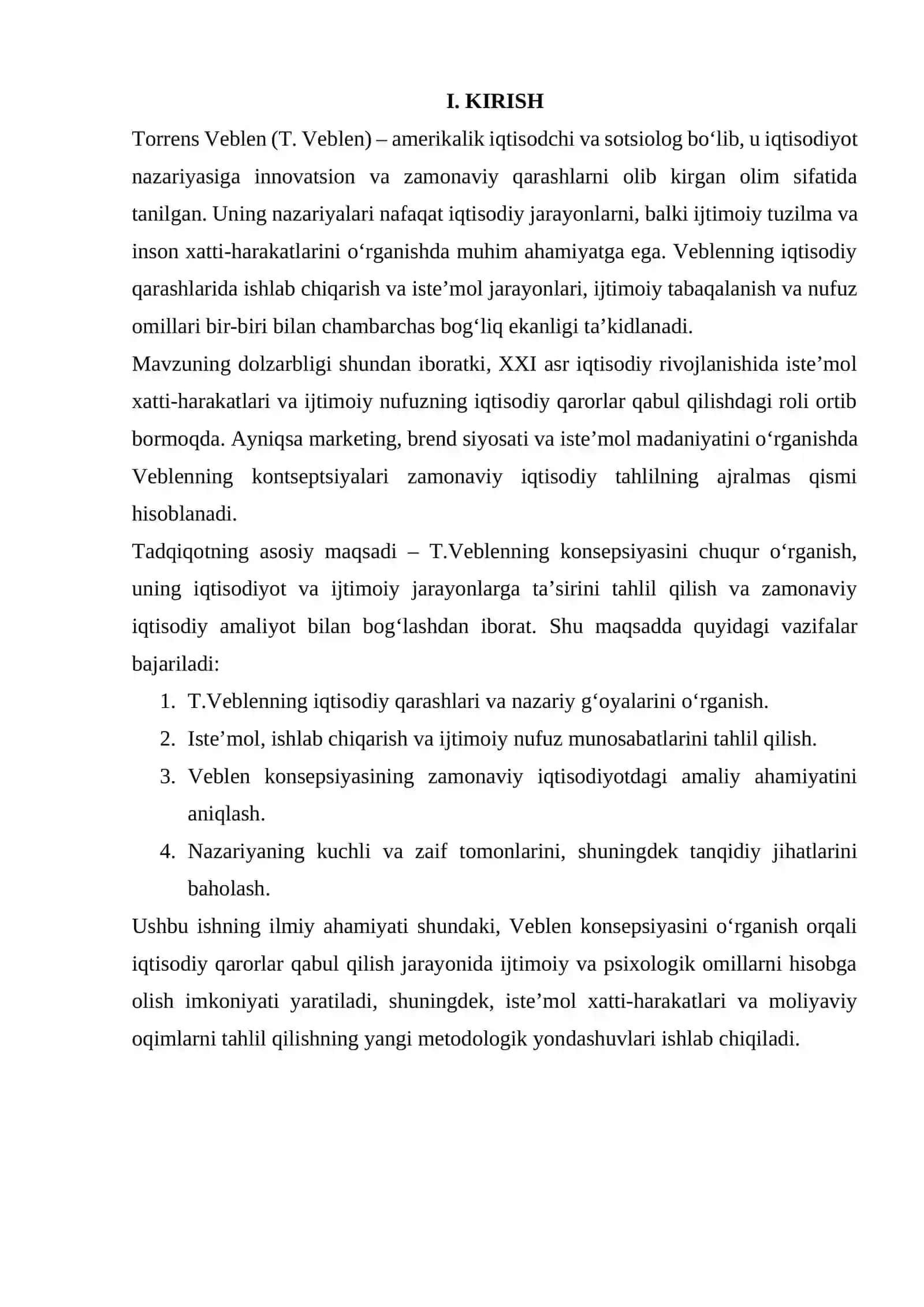 T.VEBLENING KONSEPSIYASI 2