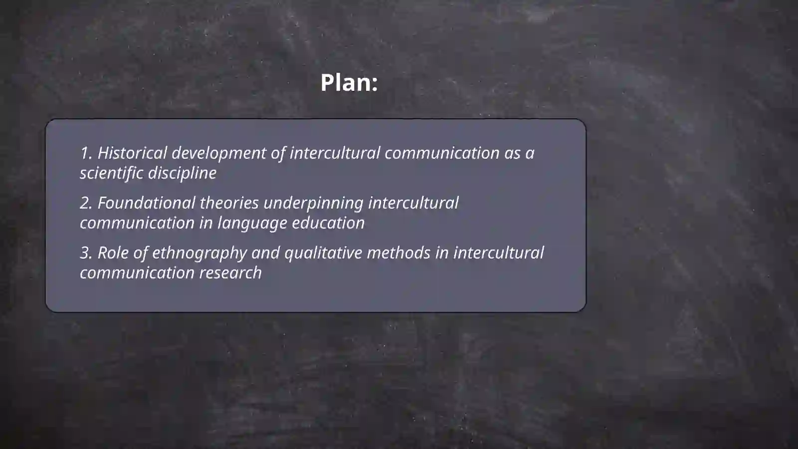 Intercultural Communication in Language Education 2
