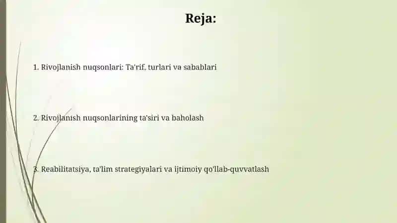 Alohidayordamga muhtoj bolalar rivojlanishida nuqsonning chuqurligi 2