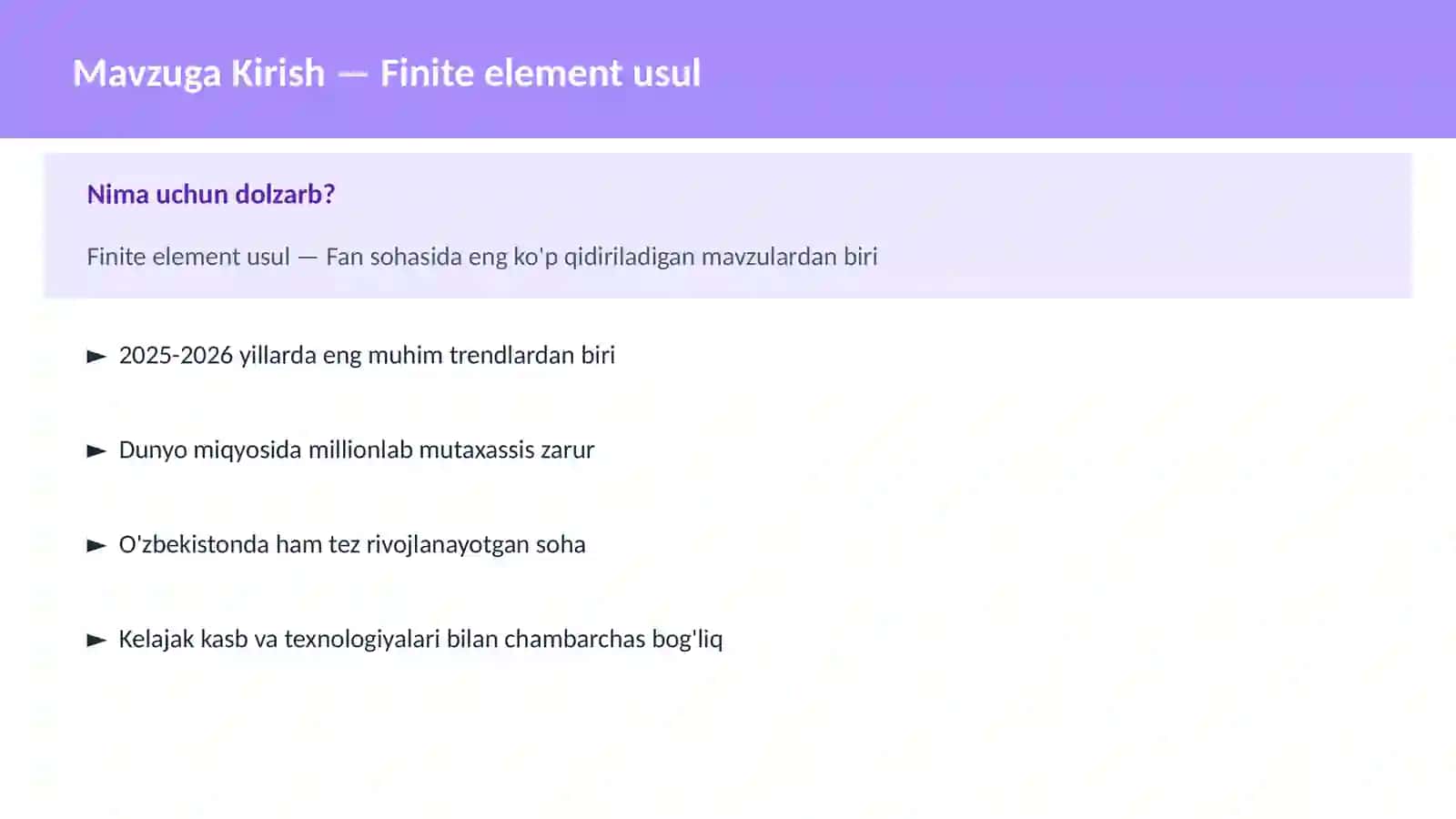FAN | MATEMATIKA ZAMONAVIY 2