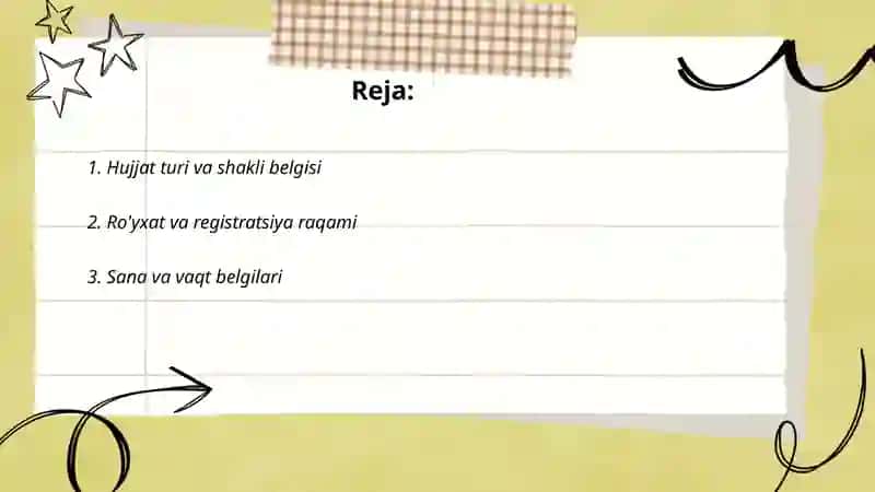 Hujjat turi va shakli belgisi 2
