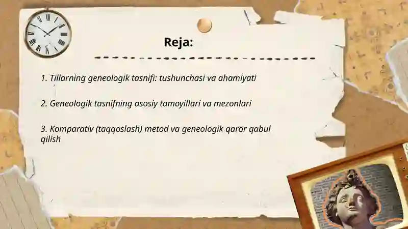 Tillarning geneologik tasnifi 2