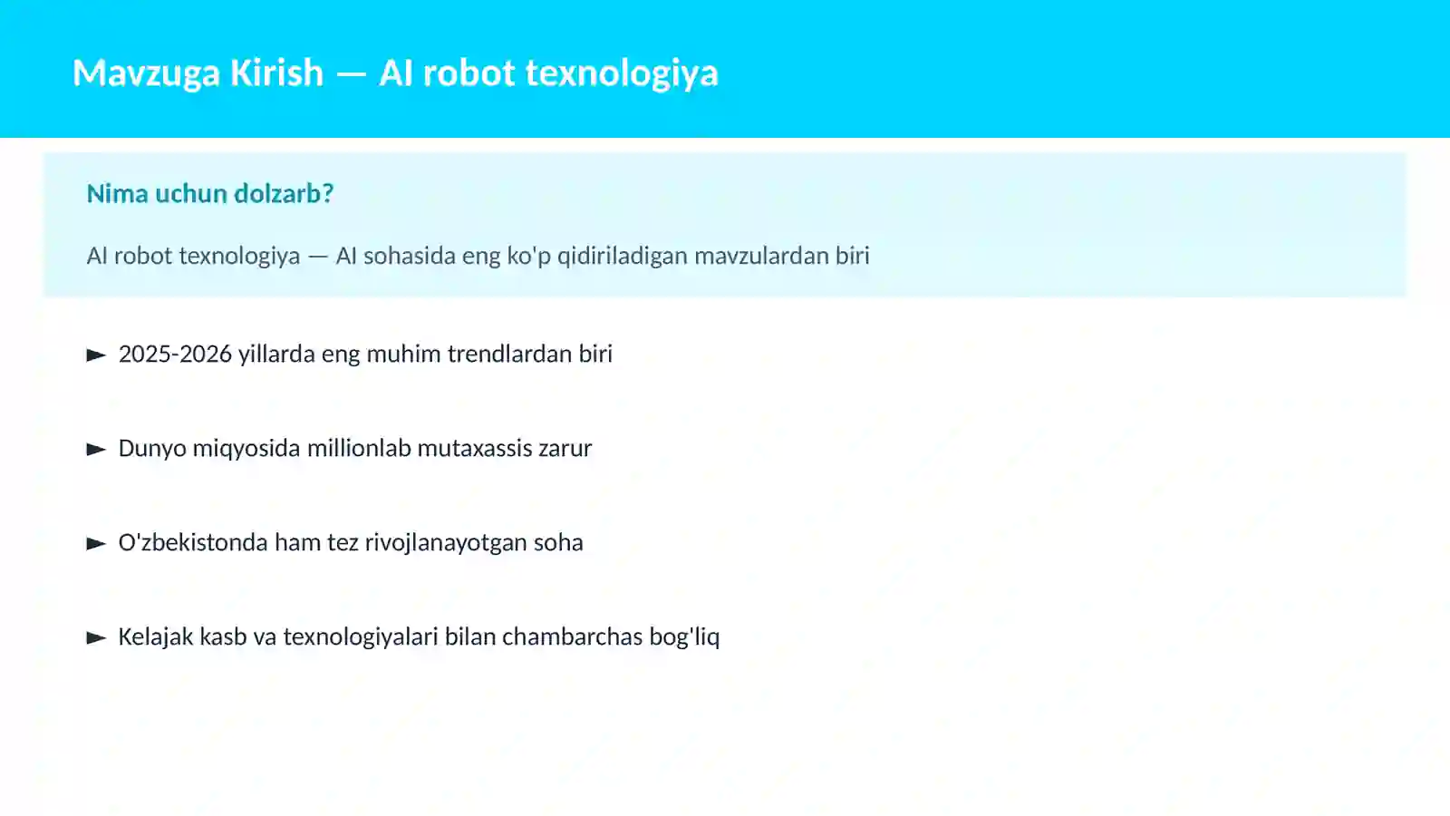 AI AMALIY SOHALARDA 2
