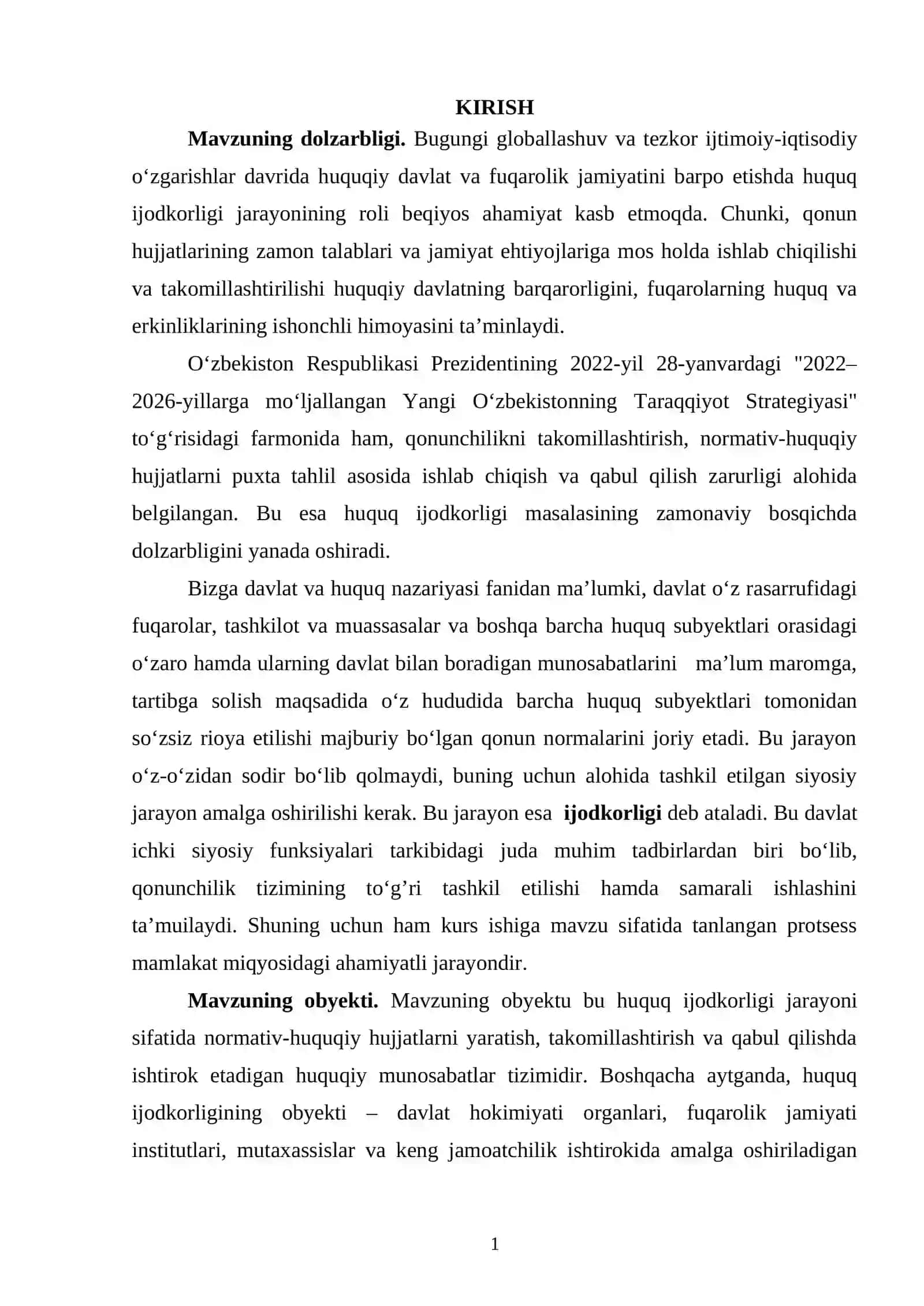 Huquq ijodkorligi tushunchasi,turlari va prinsiplari 2