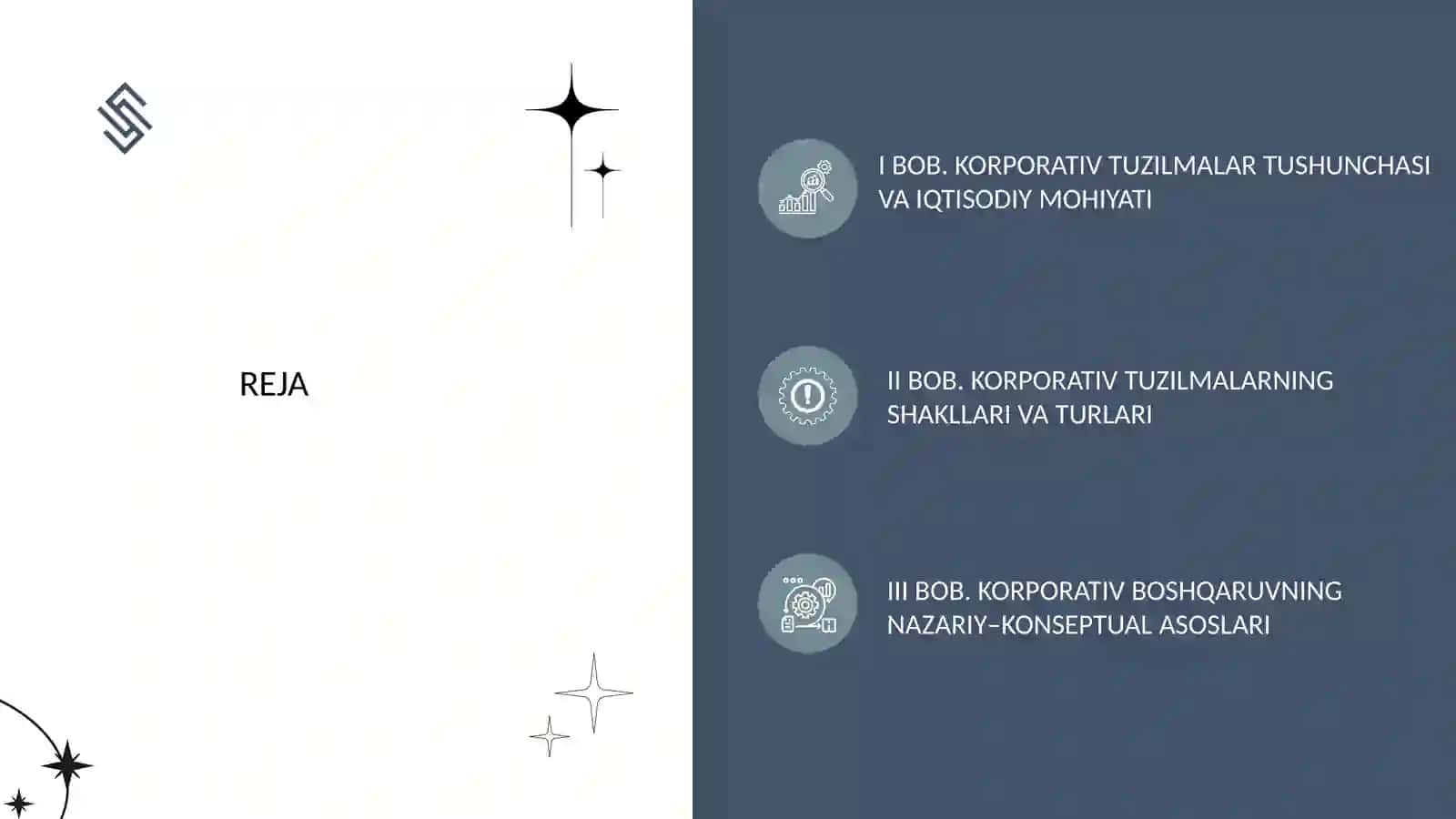 Korporativ tuzilmalar tushunchasi va iqtisodiy mohiyati 2