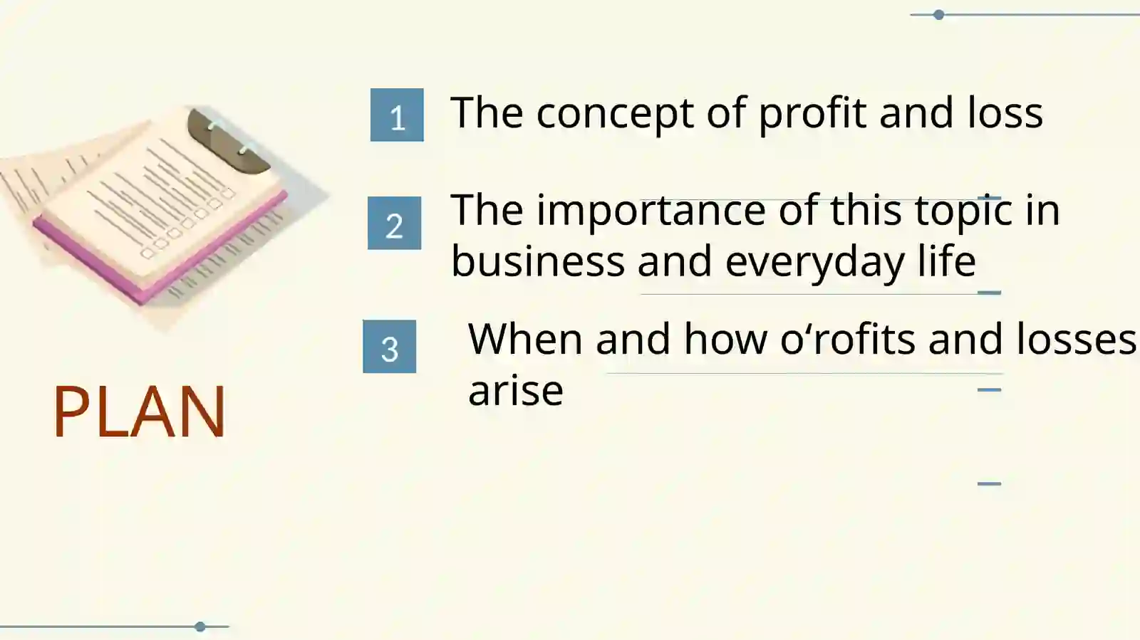 PROFIT AND LOSS 2