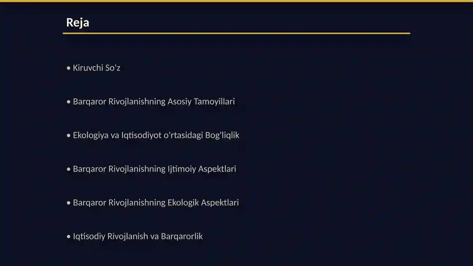 Barqaror Rivojlanish Konsepsiyasi 2