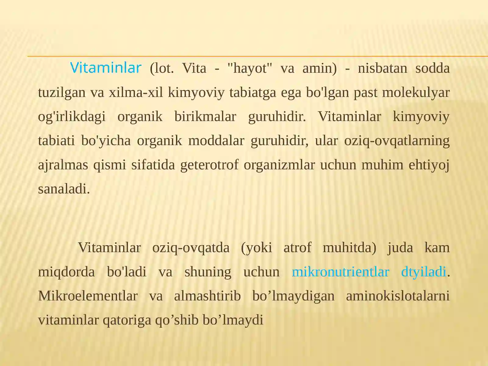 VITAMINLAR 2