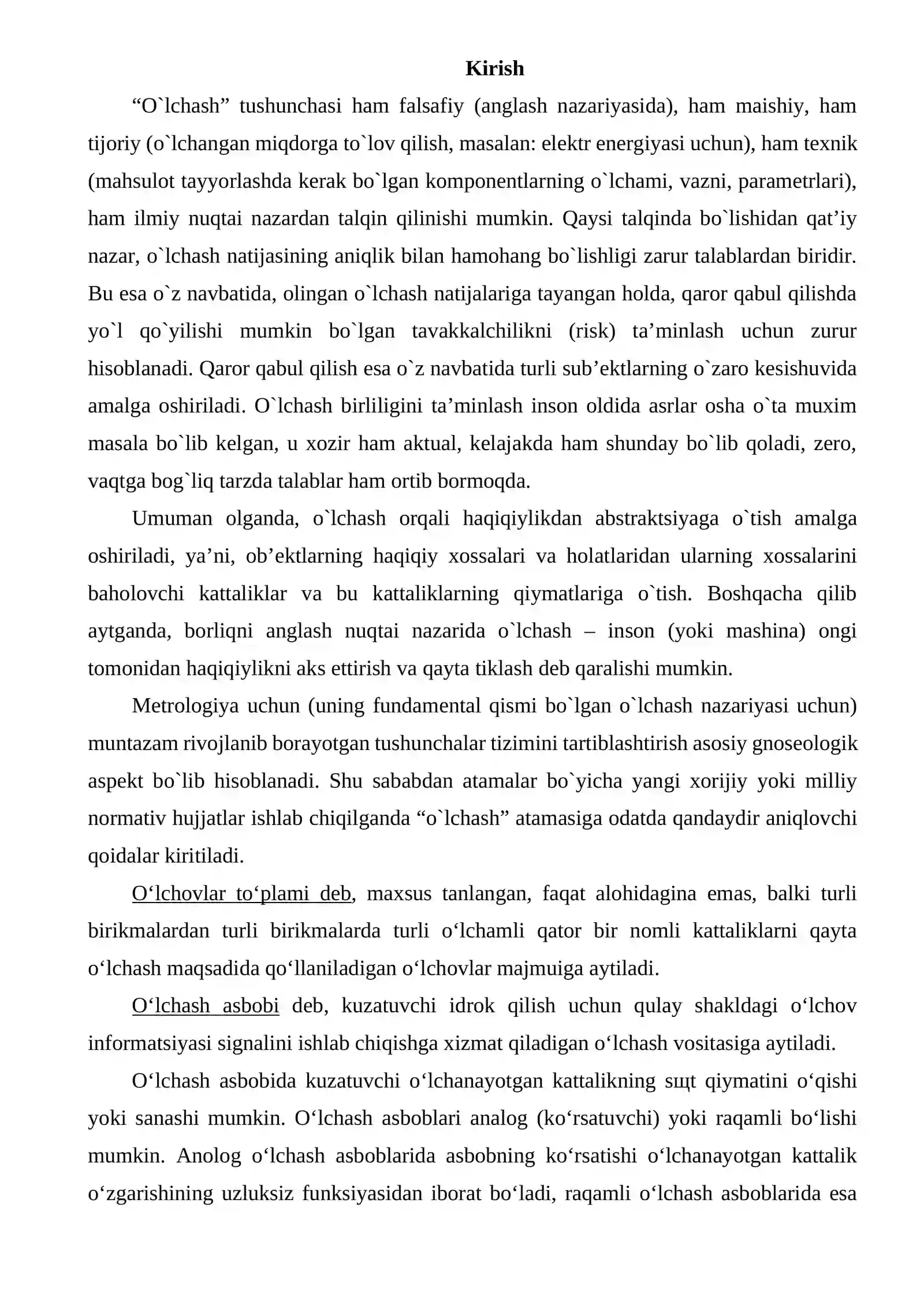 Oziq-ovqat mahsulotlarini sifat koʻrsatkichlarini aniqlash 2
