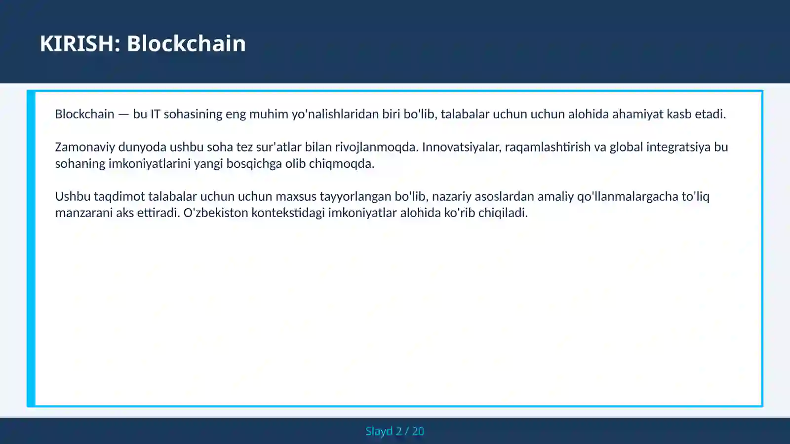 Blockchain 2