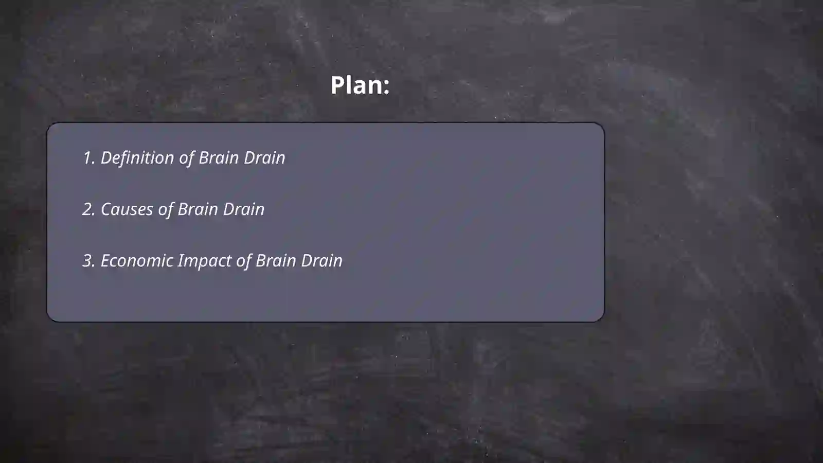 Brain-drain 2