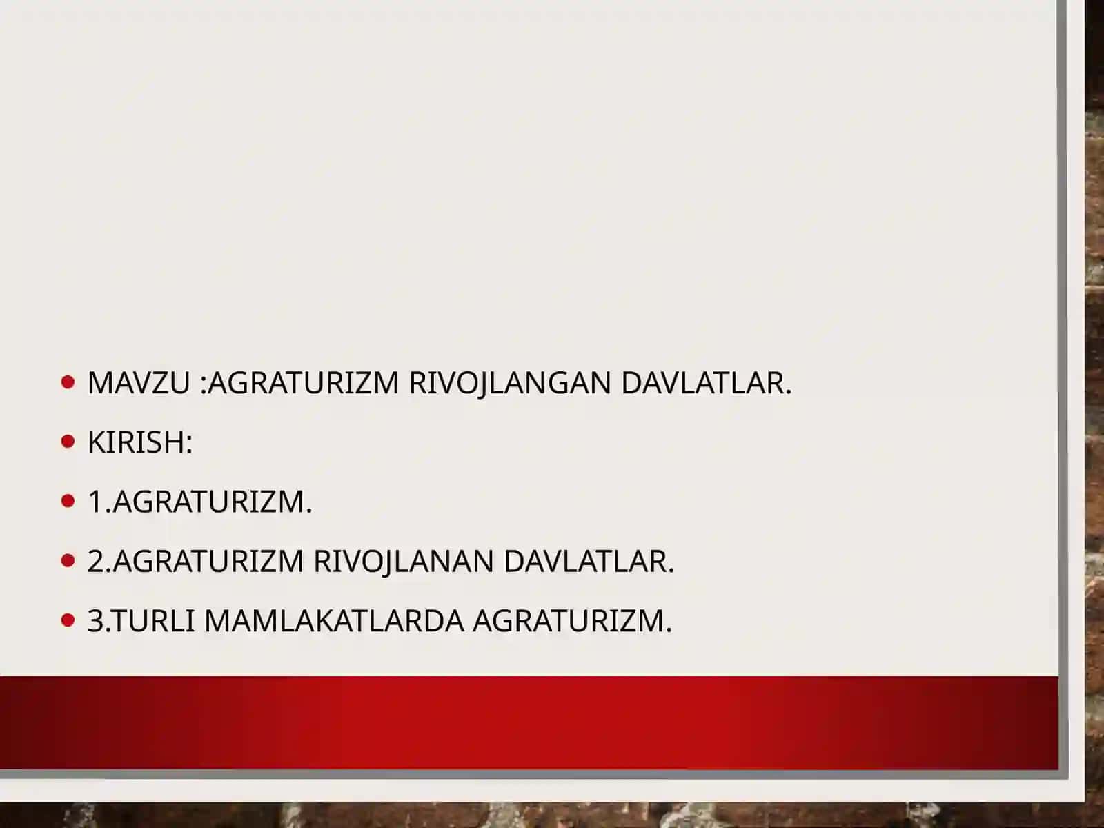 turizmvarekratsiyafanidantaqdimot 2