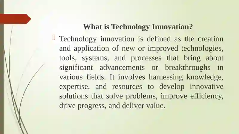 What is Technology Innovation? 2
