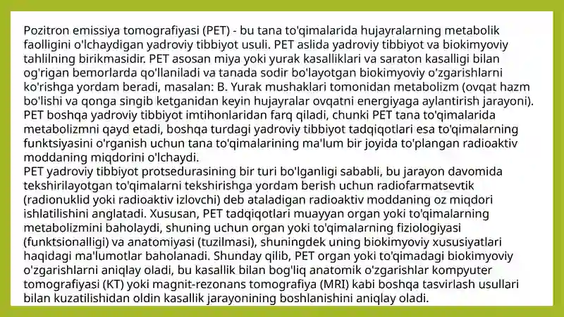 Pozitron-emission tomografiya 2