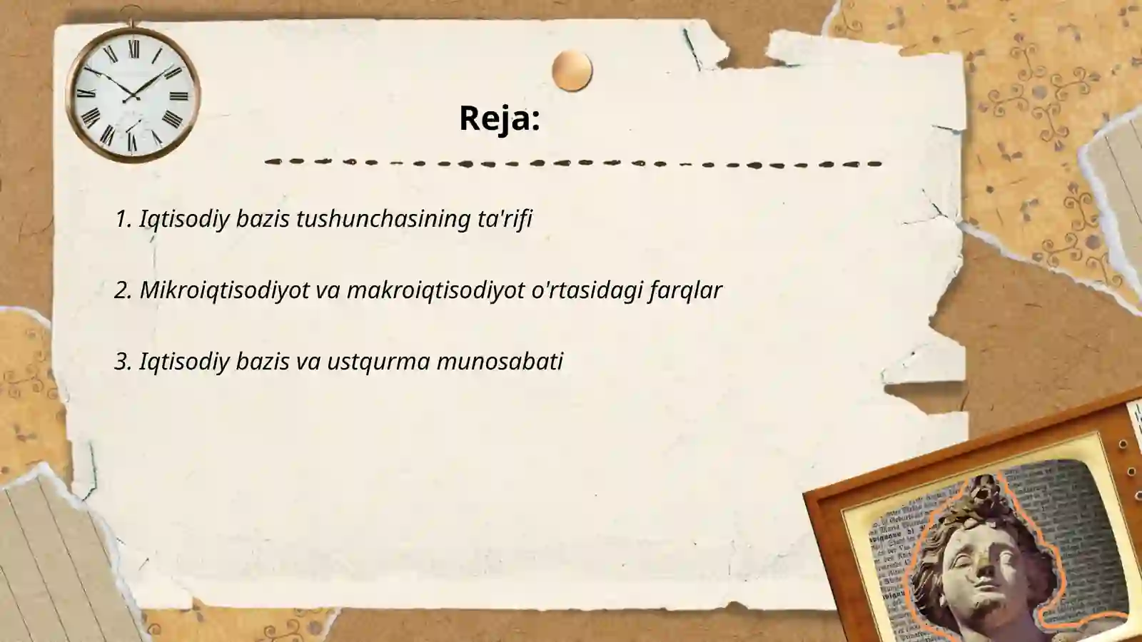 Iqtisodiy bazis tushunchalari va mikroiqtisodiyotga roli 2