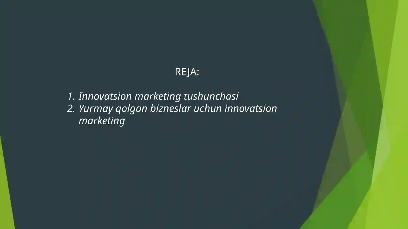 Innovatsion marketing 2