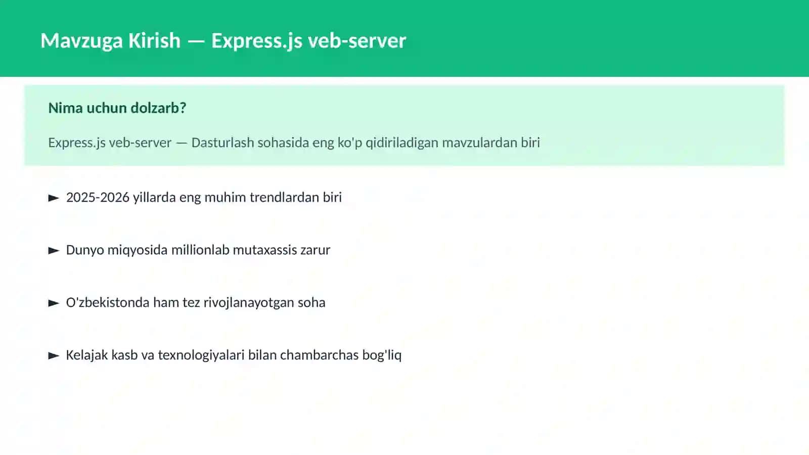 Express.js veb-server 3