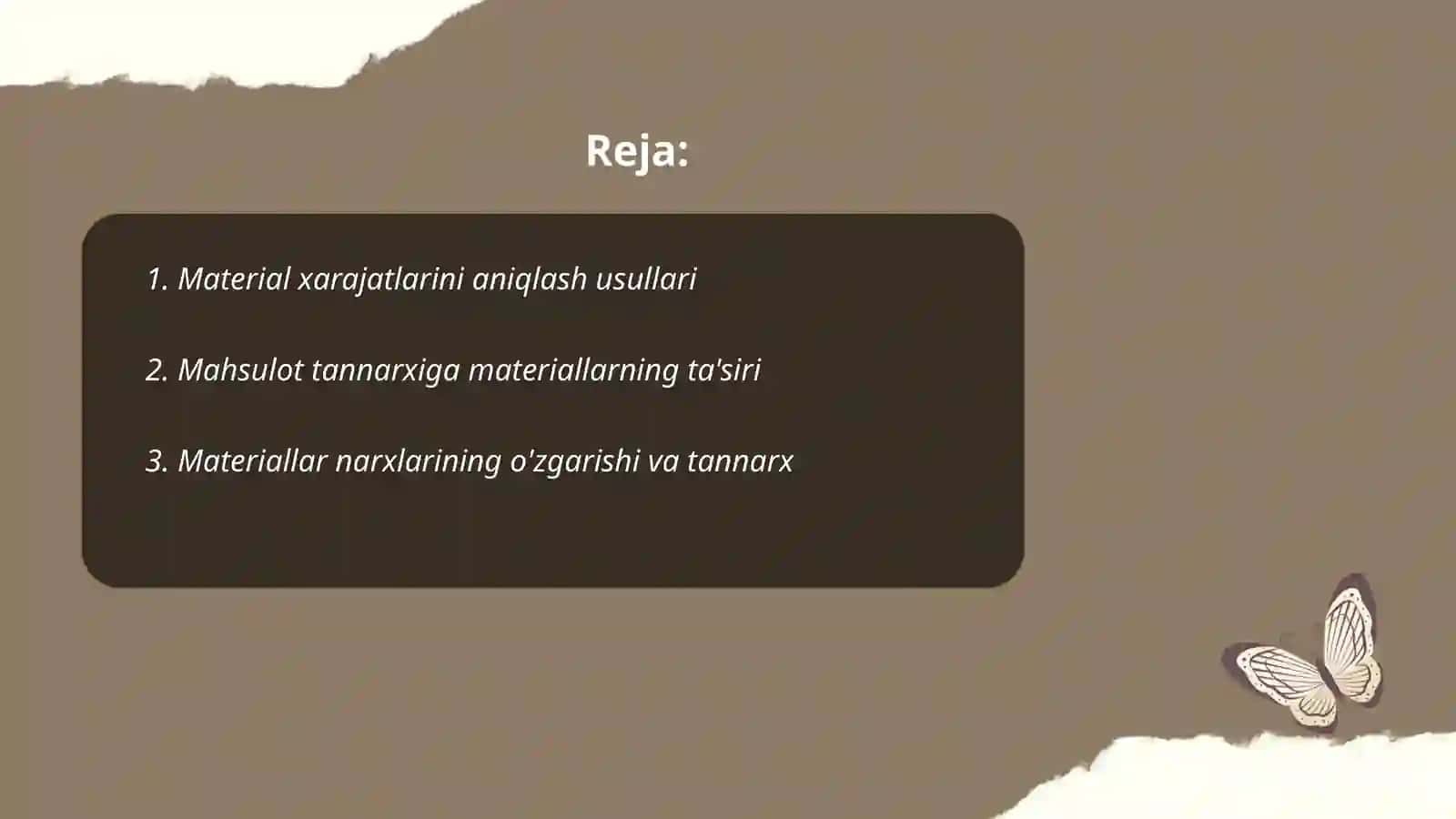 Mahsulot tannarxiga qo'shiladigan material xarajatlari qanday tahlil etiladi? 2