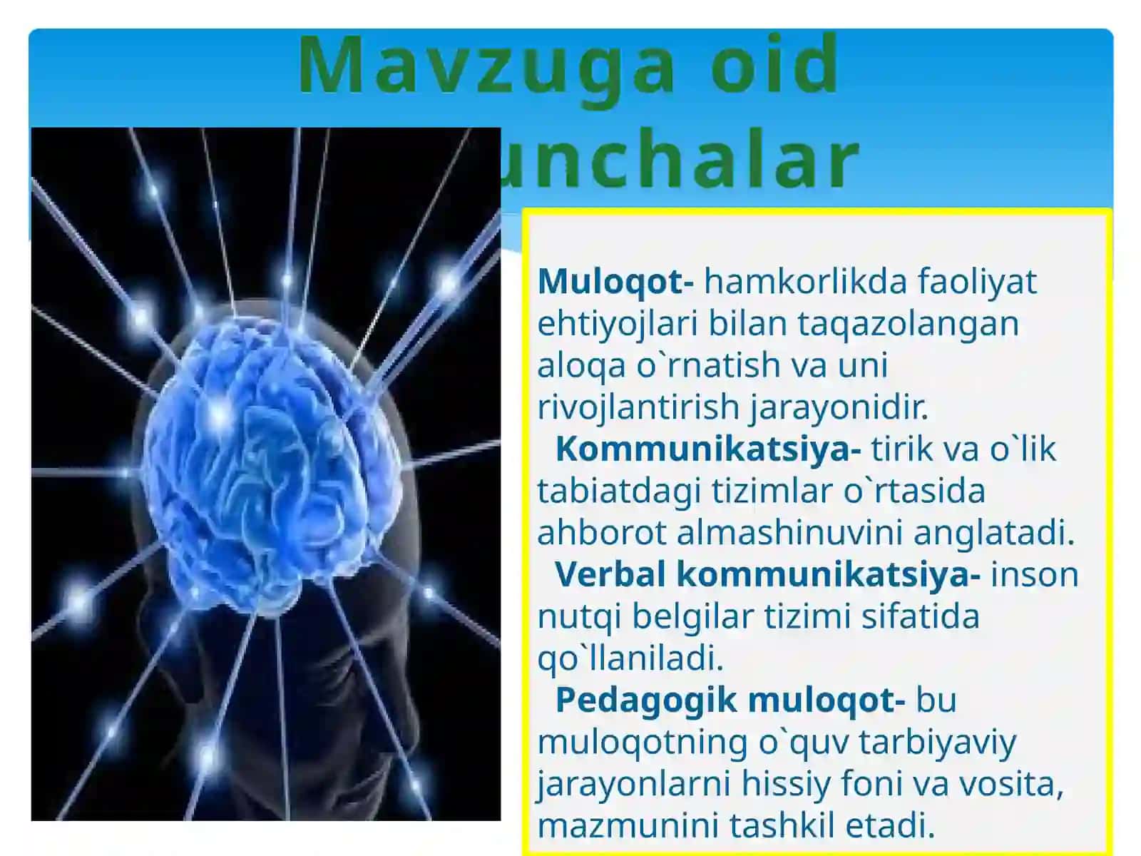 Muloqot texnikasi va texnologiyasi 2