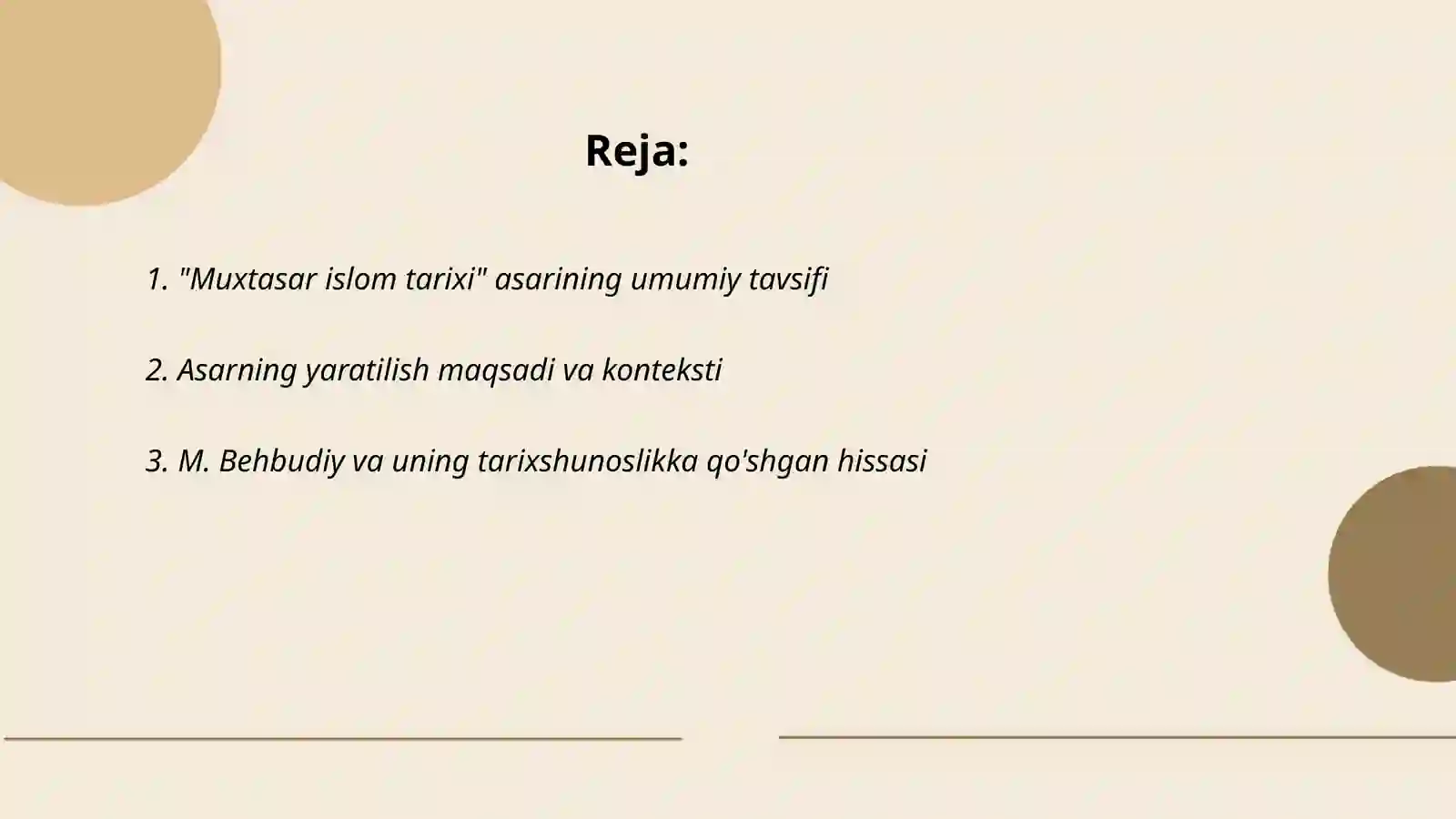 Muxtasar islom tarixi 2