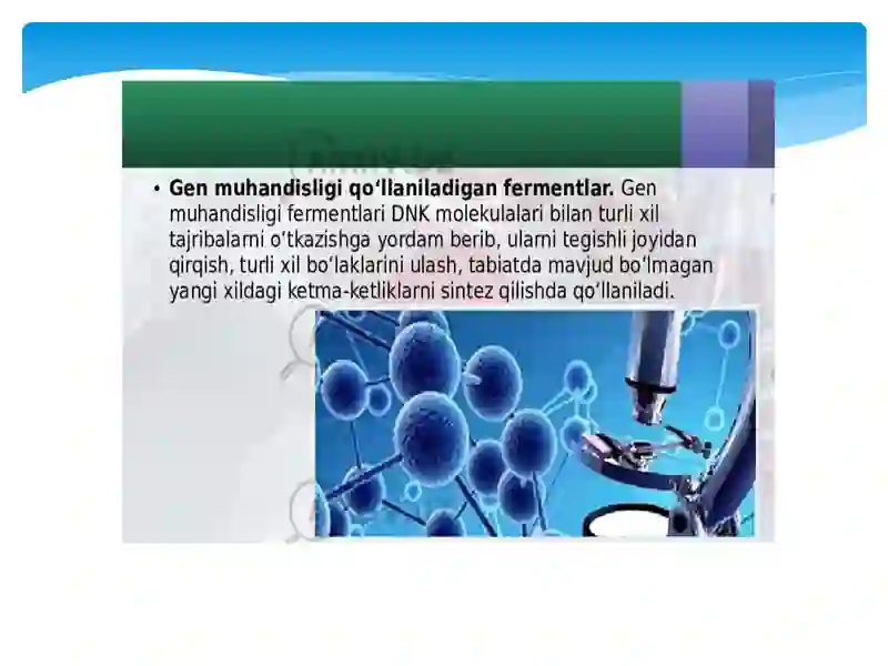 Rekombinant DNK olish 2