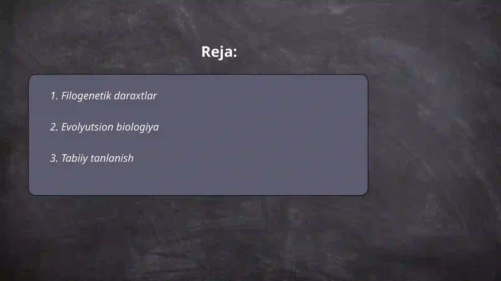 Filogenetik daraxtlar 2