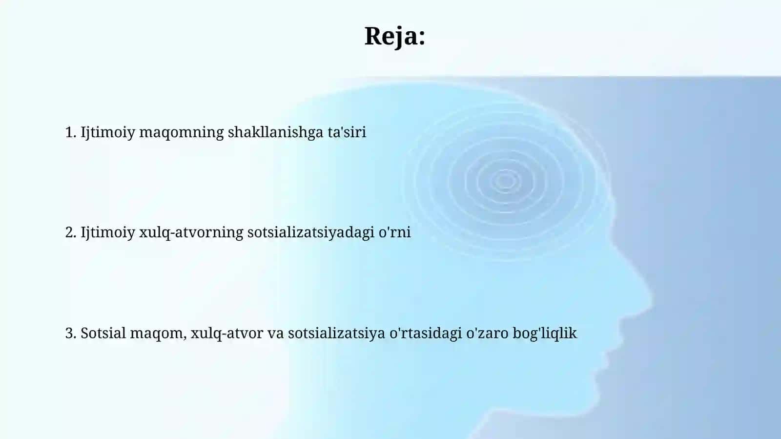 Shaxsijtimoiylashuvidaijtimoiystatusvaijtimoiyxulq-atvornioʻrni 2
